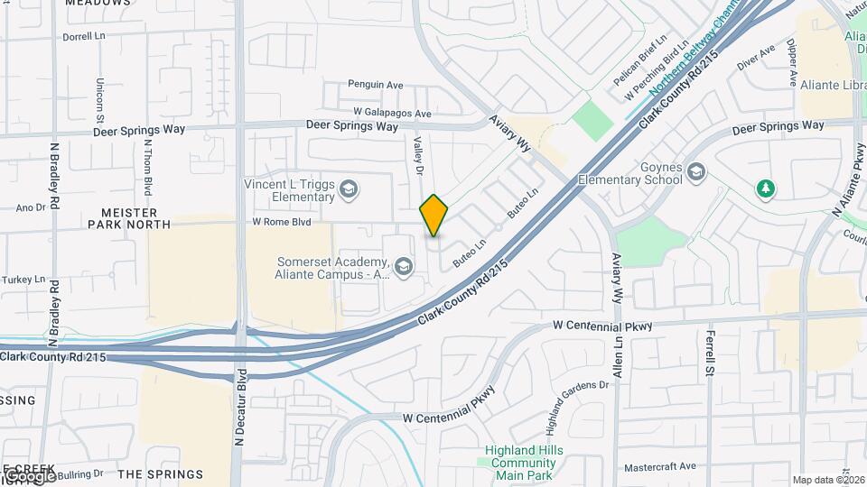 6545 Cedar Waxwing St Map and Location Details