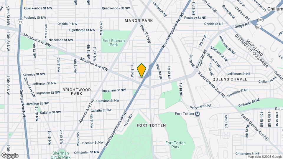 5414 1st Pl NW-Unit -202 Map and Location Details