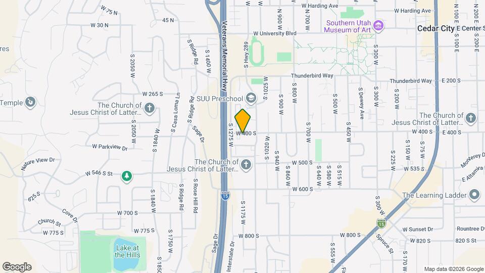 1193 W 400 S Map and Location Details