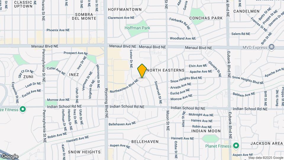 8810 Northeastern Blvd NE Map and Location Details