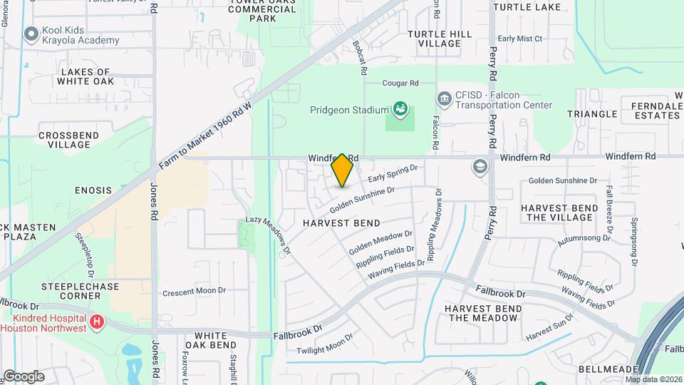 10123 Early Spring Dr Map and Location Details