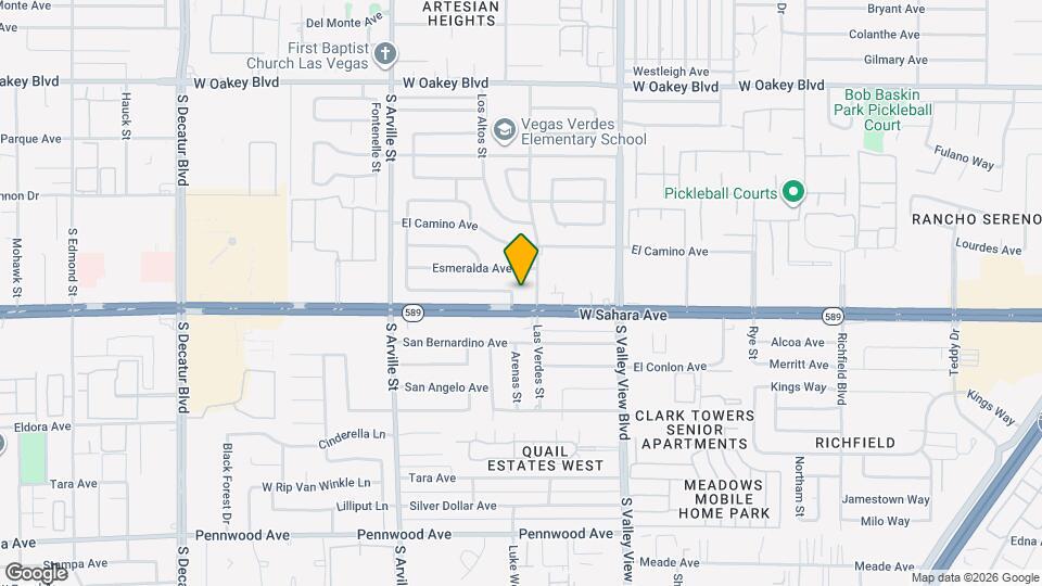 2405 Arenas St Map and Location Details