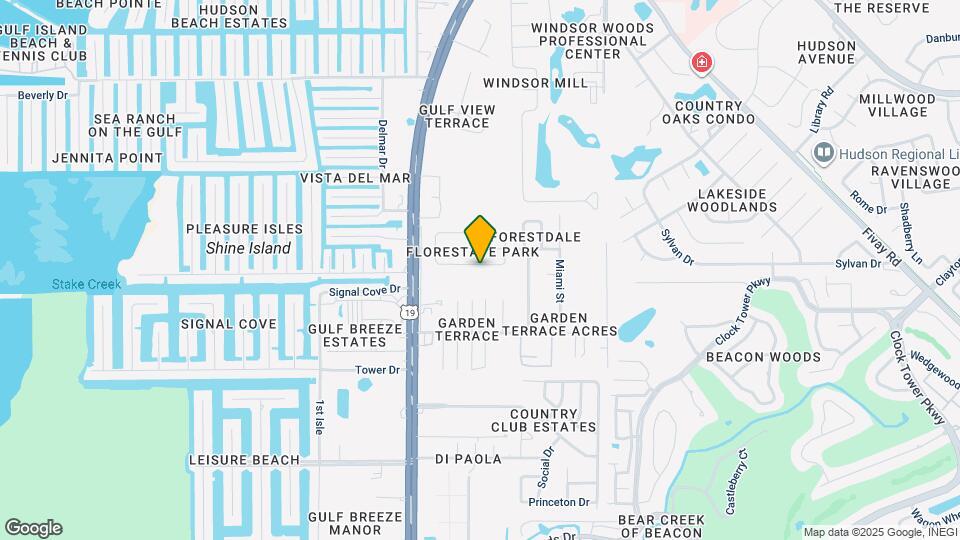 7120 Gulf Breeze Cir Map and Location Details