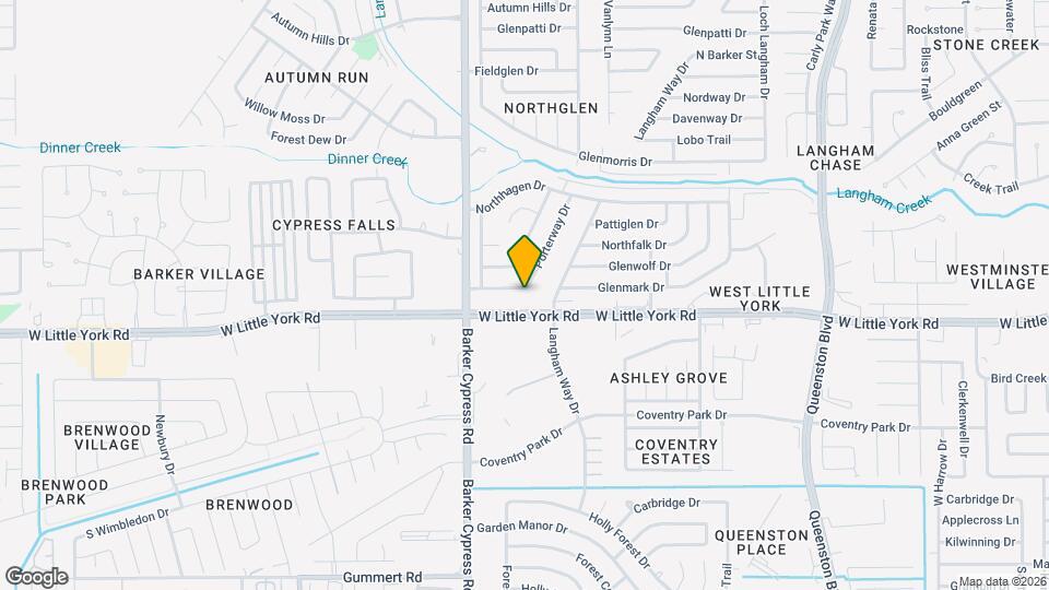 17807 Glenmark Dr Map and Location Details