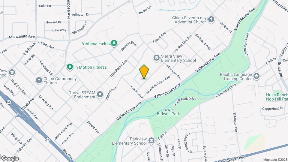 1472 Hooker Oak Ave Map and Location Details