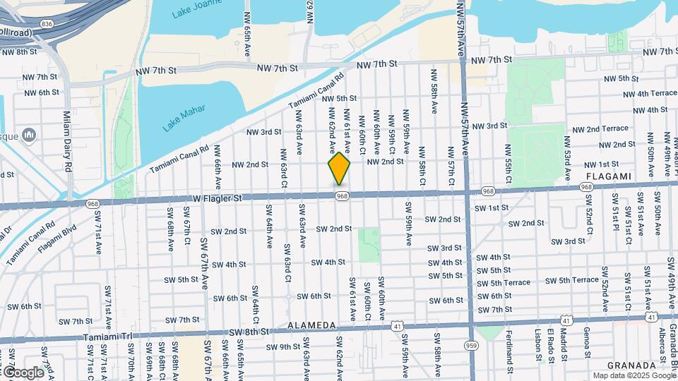 6191 W Flagler St Map and Location Details