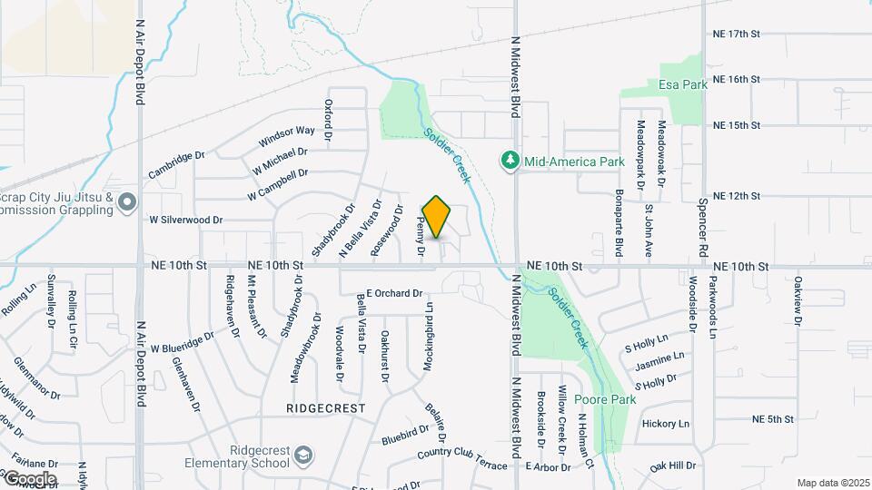 3815 Bradfred St Map and Location Details
