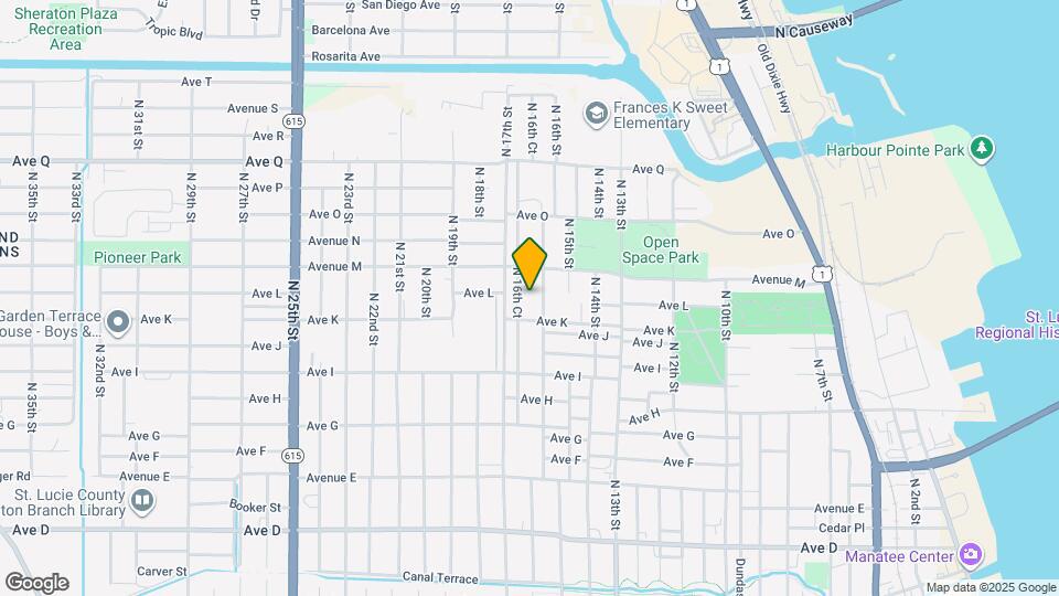 1215 N 16th St Map and Location Details