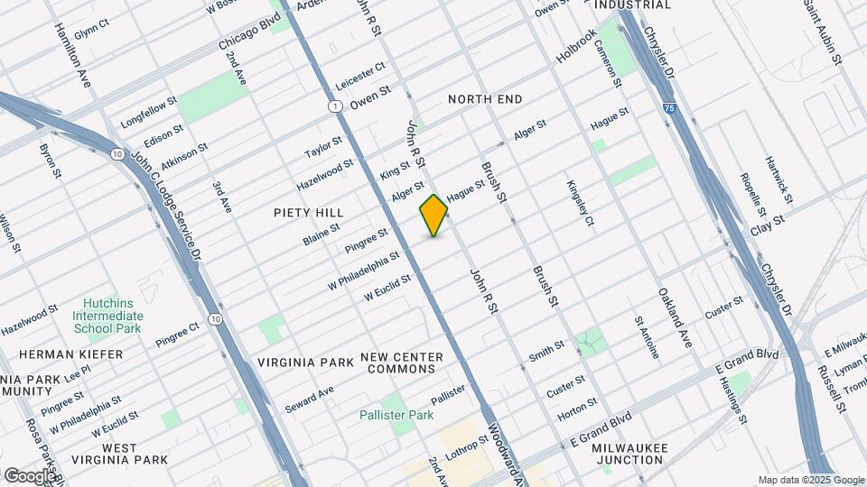 58 E Philadelphia St Map and Location Details