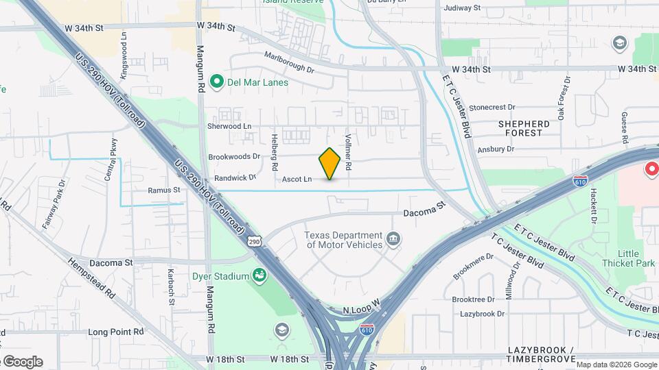 4019 Ascot Ln Map and Location Details