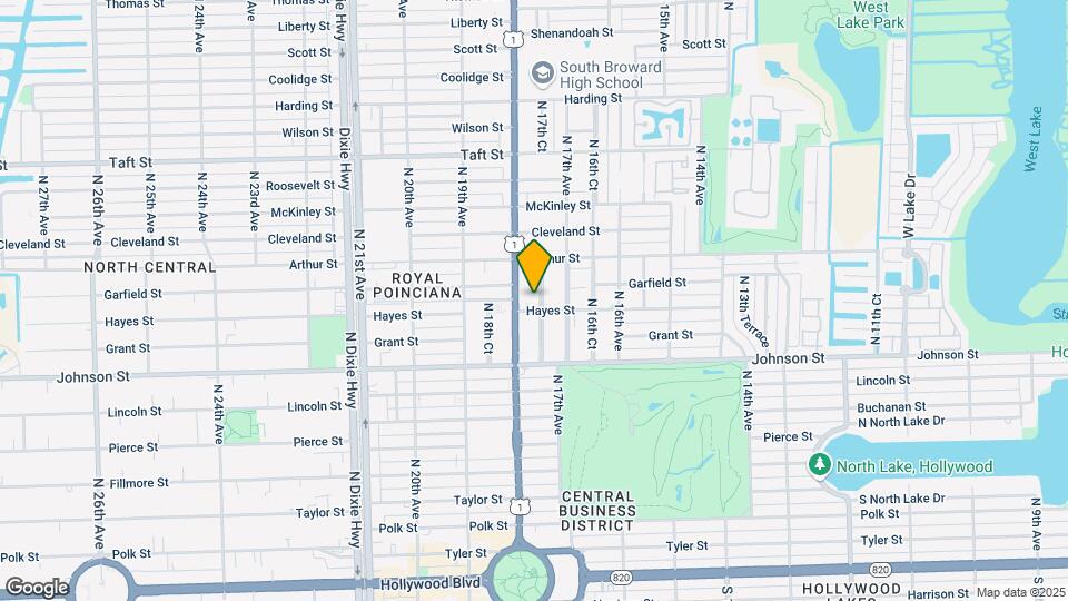 1104 N 17th Ct Map and Location Details