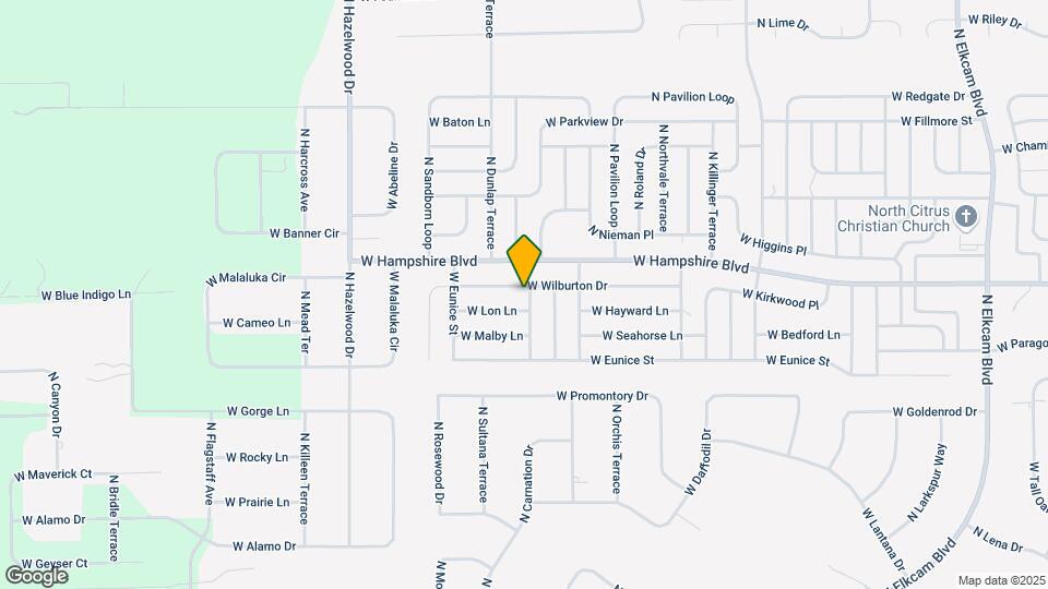 3720 W Wilburton Dr Map and Location Details