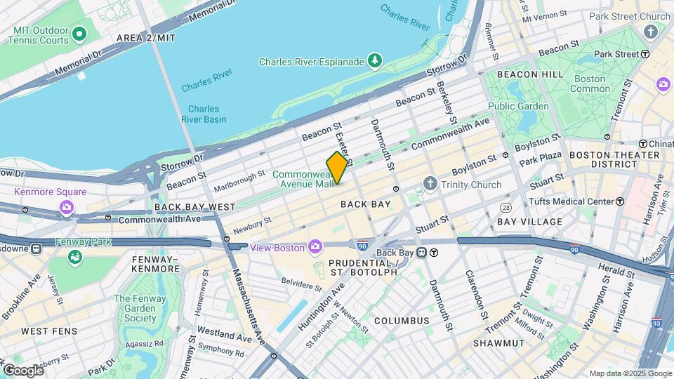 213 Newbury St, Unit 5A Map and Location Details