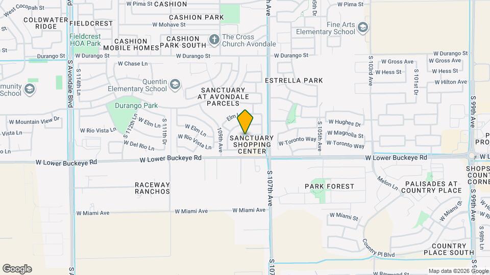 10781 W Del Rio Ln Mapa y Detalles de la Ubicación