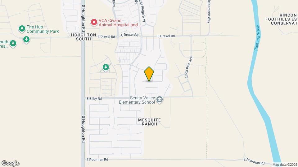 10728 E Sanctuary Ridge Ln Map and Location Details