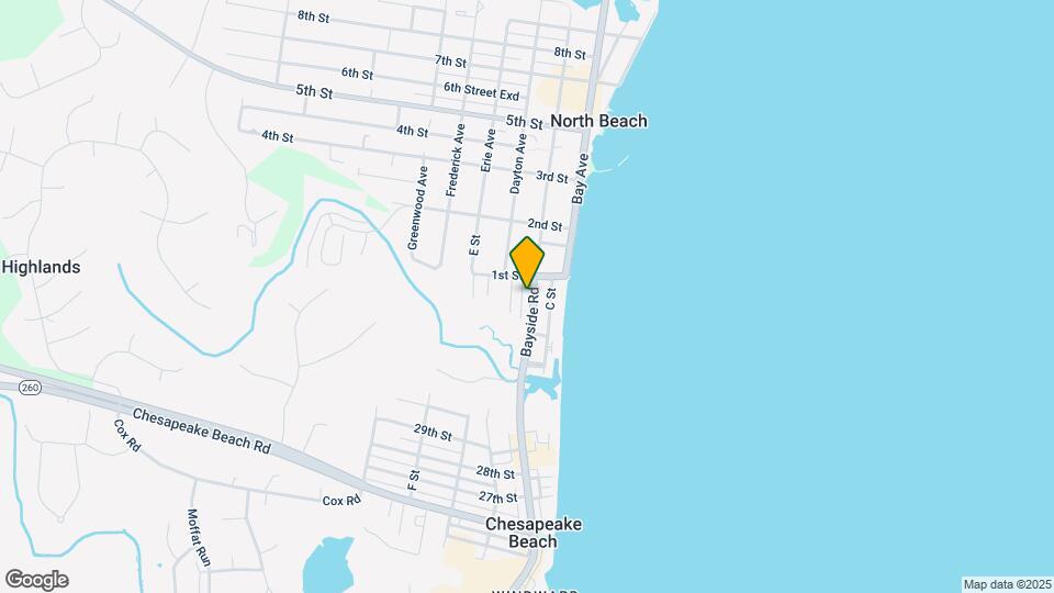 8728 Bayside Rd Map and Location Details