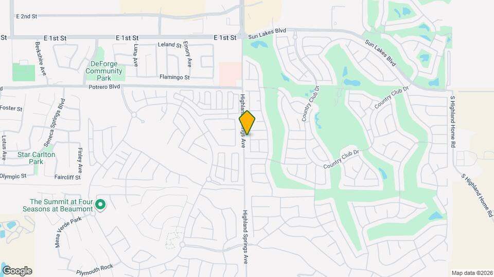 1257 Cypress Point Dr Map and Location Details