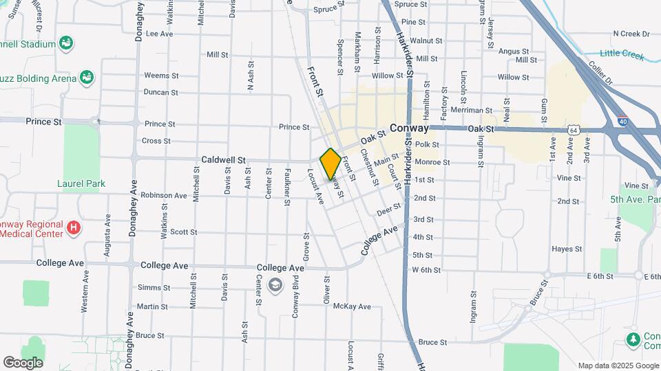 1307 Main St Map and Location Details