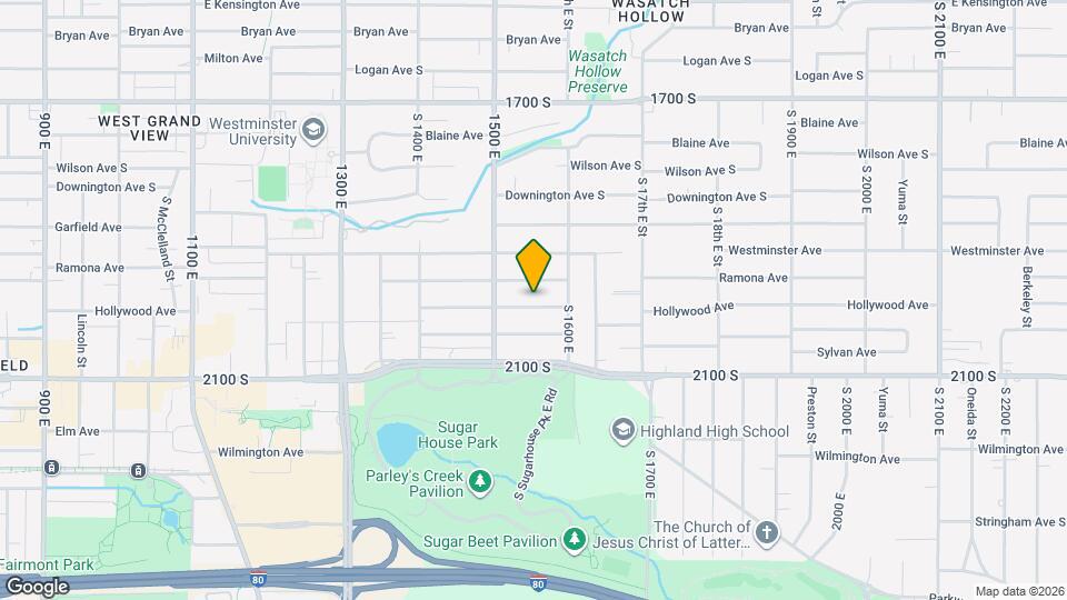 1547 S Hollywood Ave Map and Location Details