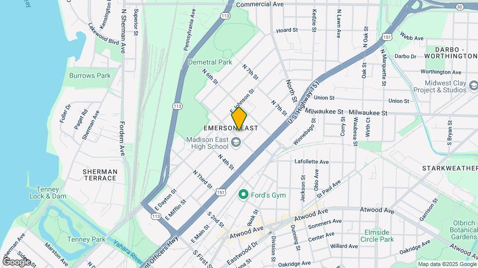 117 N 5th St, Unit 2 Map and Location Details