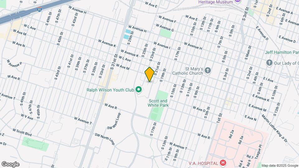 1316 S 21st St Map and Location Details