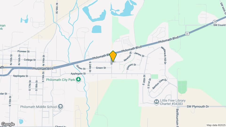 2604 Newton St Map and Location Details