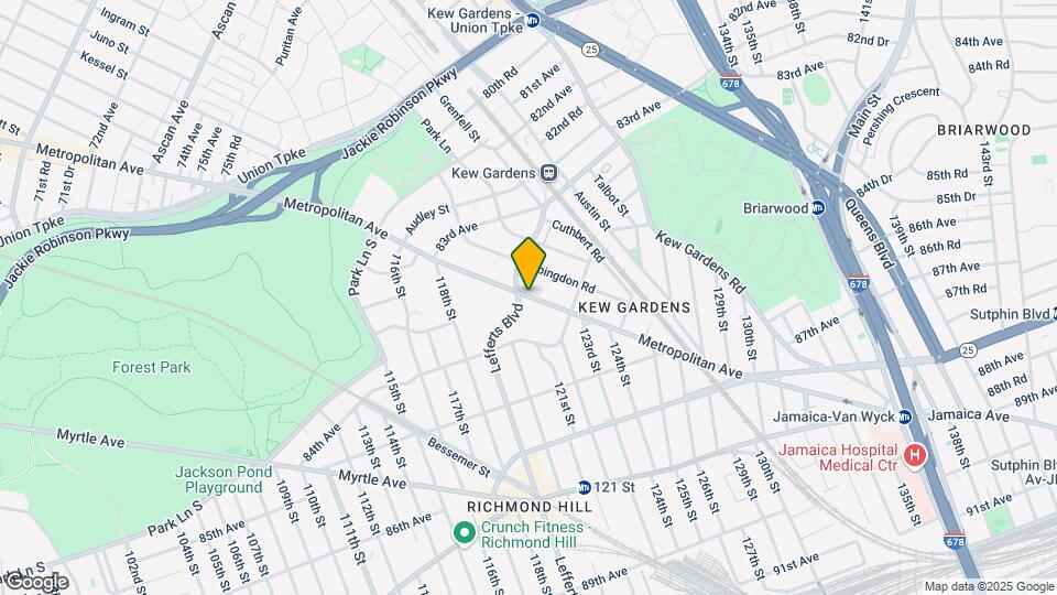 119-21 Metropolitan Ave Mapa y Detalles de la Ubicación