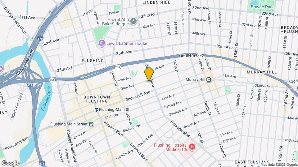 38-20 Parsons Blvd Map and Location Details