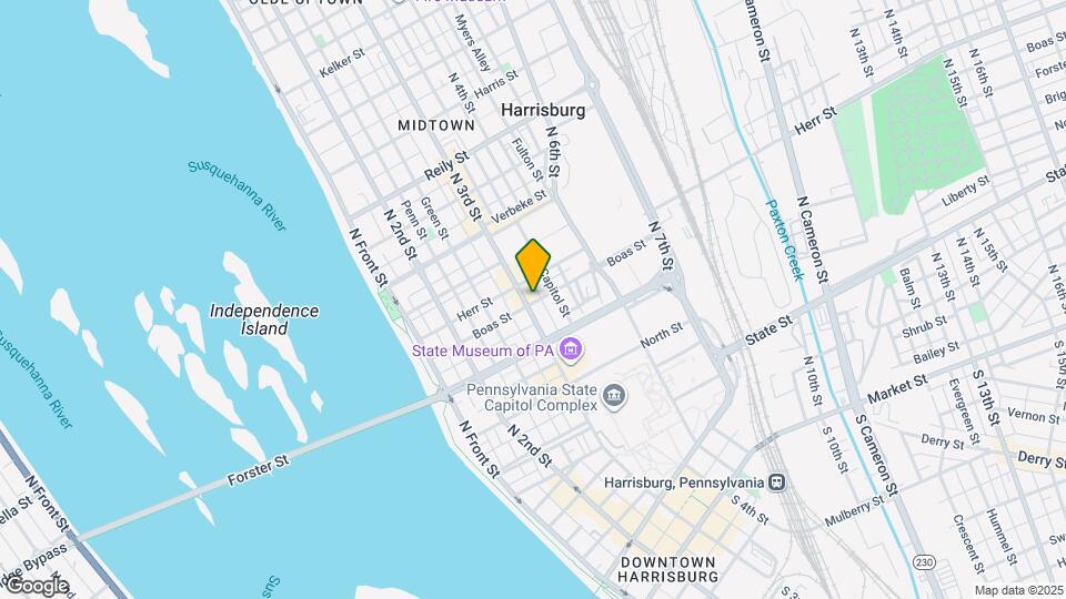 1001 N 3rd St Map and Location Details