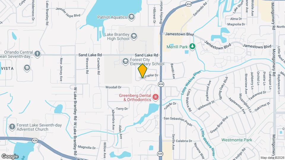 924 Poplar Dr Map and Location Details