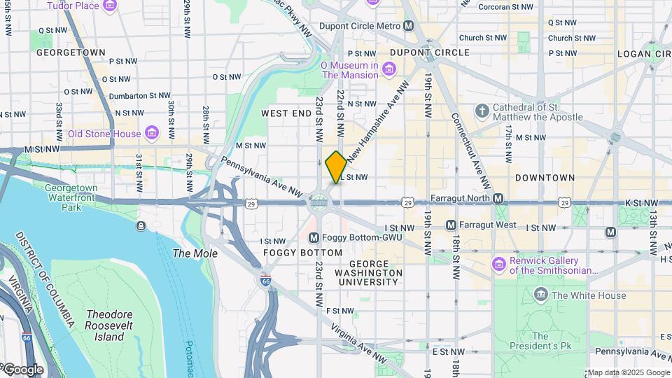 1009 New Hampshire Ave NW Map and Location Details