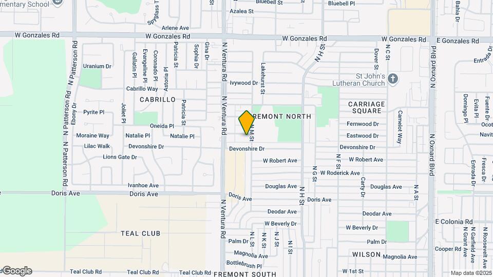 1314 Edgewood Way Mapa y Detalles de la Ubicación