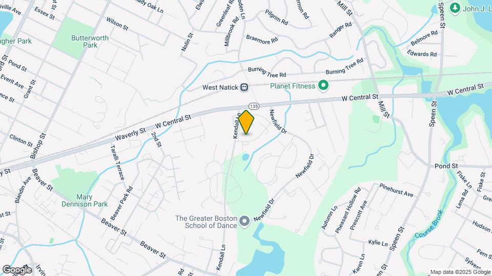 Natick Village Map and Location Details
