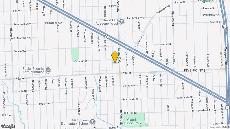 19174 Centralia Map and Location Details