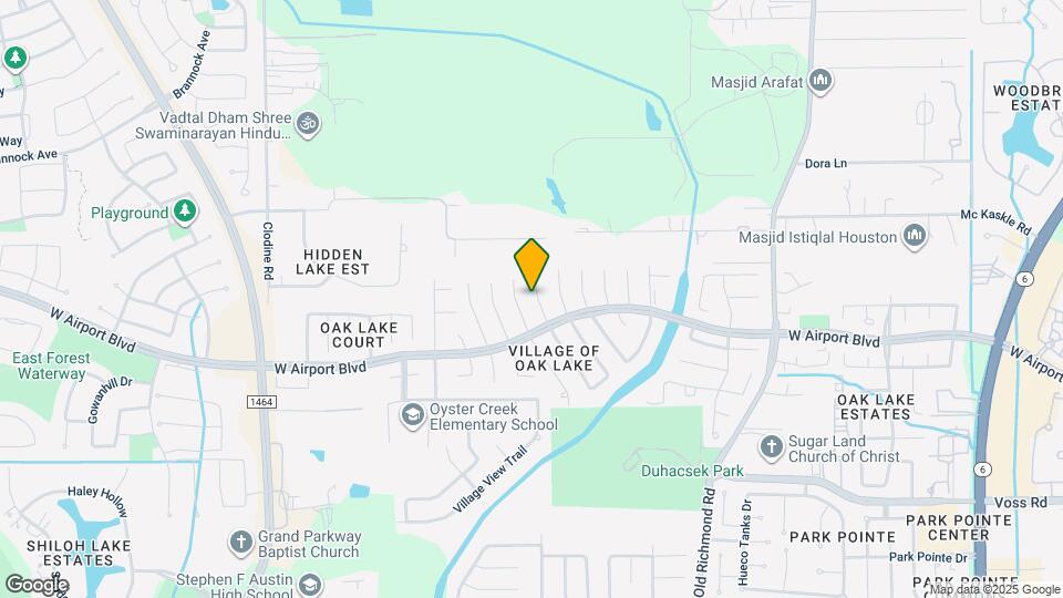 16318 Elmwood Point Ln Map and Location Details
