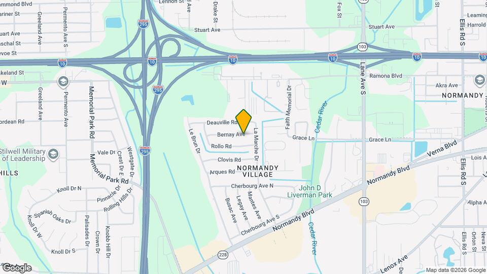 6930 Bernay Ave Map and Location Details