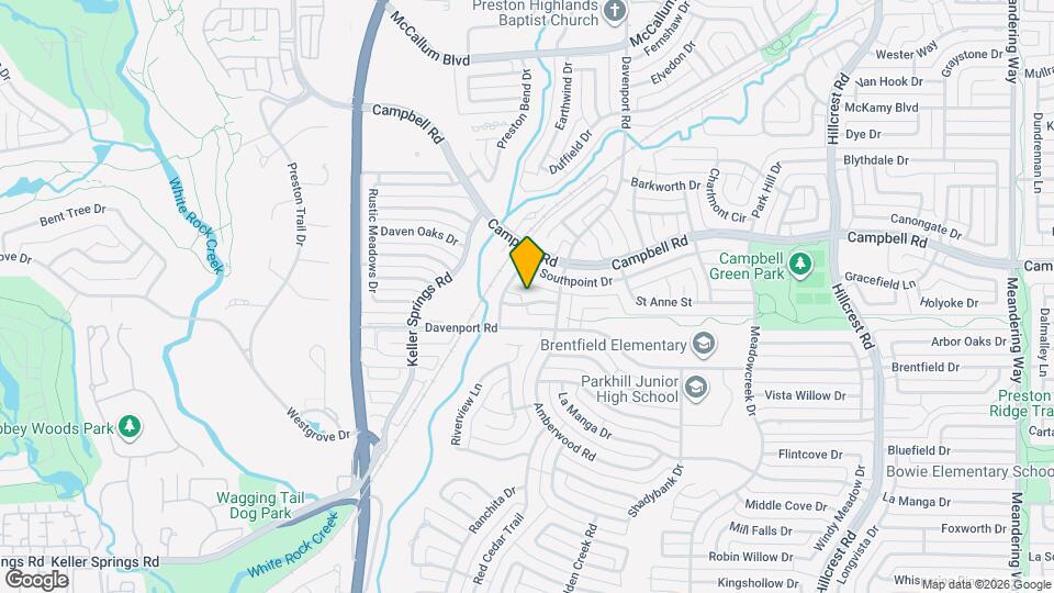 6441 Cedar Hollow Map and Location Details