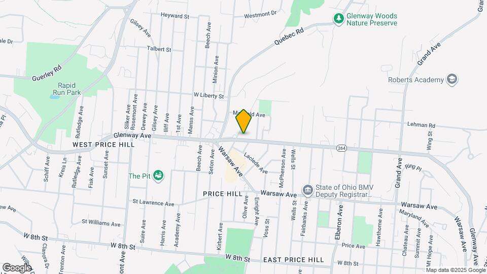 3666 Glenway Ave Map and Location Details