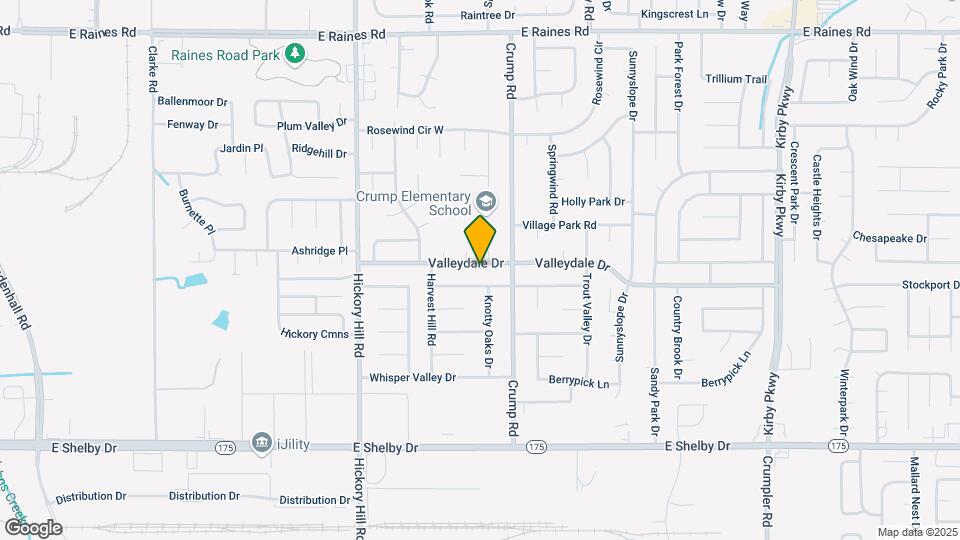 6065 Valleydale Dr Map and Location Details
