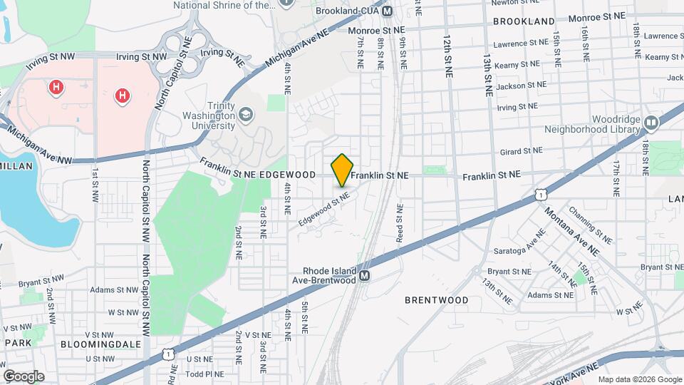 628 Edgewood St NE Mapa y Detalles de la Ubicación