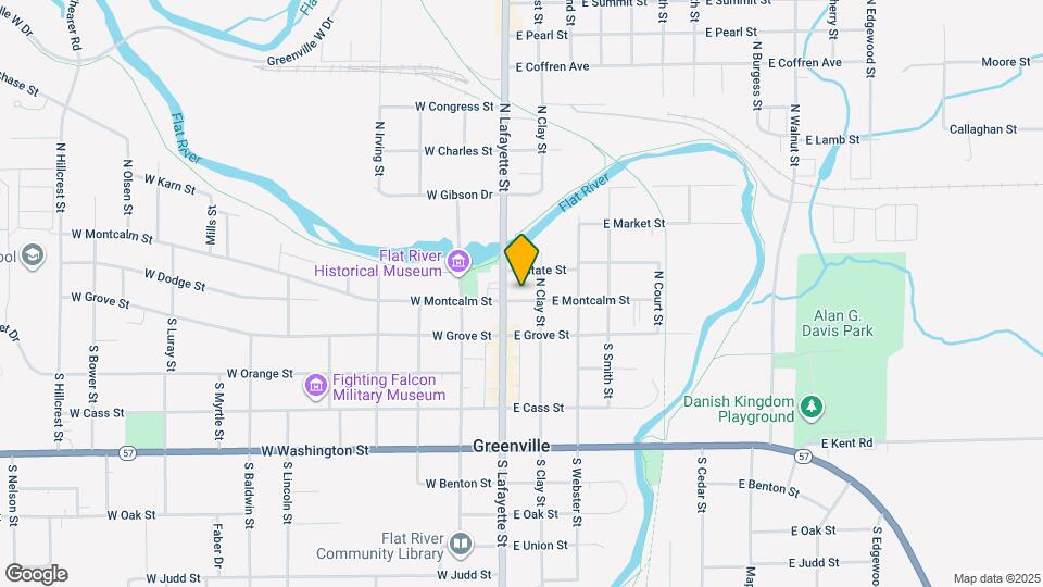 108 E Montcalm St Map and Location Details