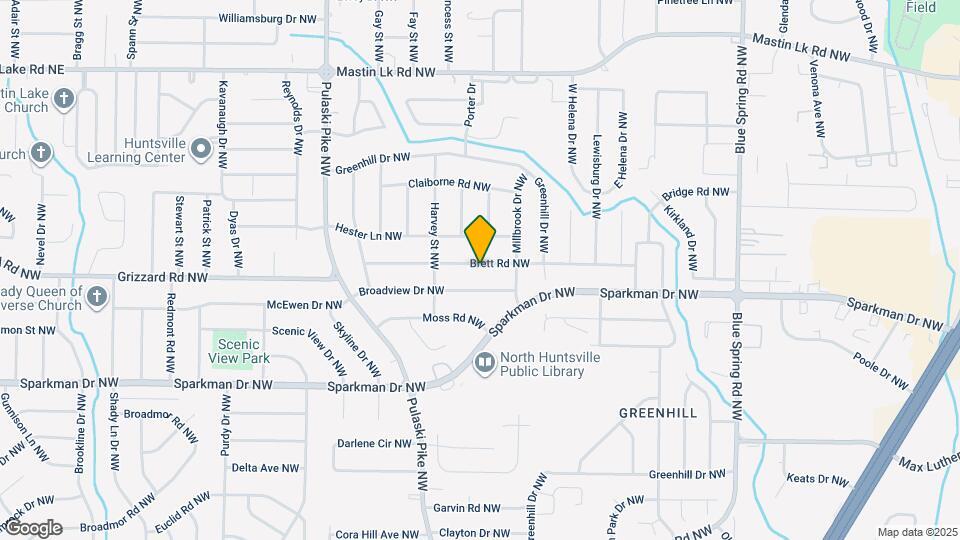 2809 Brett Rd NW Mapa y Detalles de la Ubicación