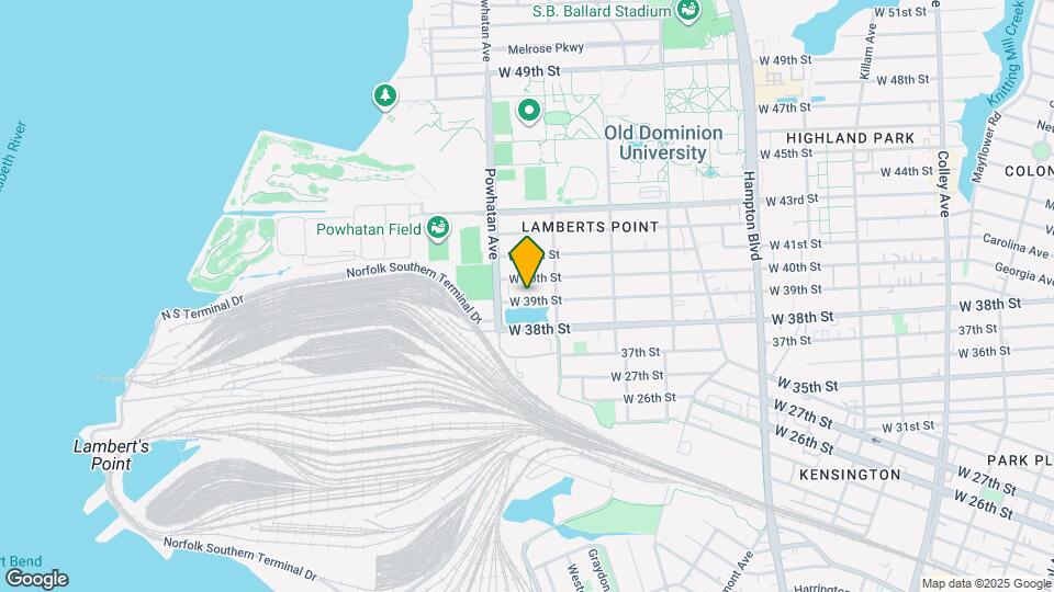 1526 W 39th St Map and Location Details