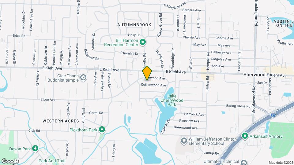 103 Cottonwood Ave Map and Location Details