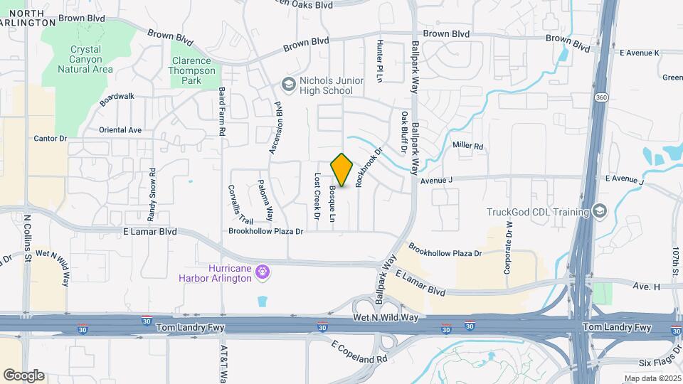 1900 Lavon Creek Ln Map and Location Details