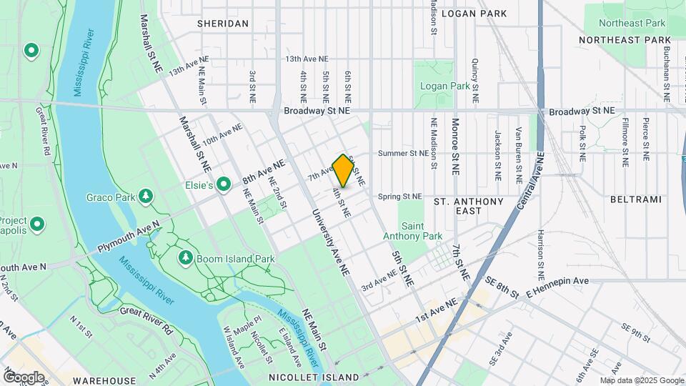 605 4th St NE, Unit 2 Mapa y Detalles de la Ubicación