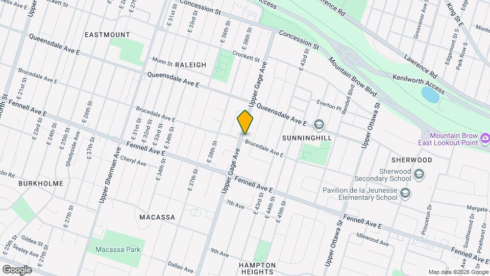 493 Upper Gage Ave Map and Location Details