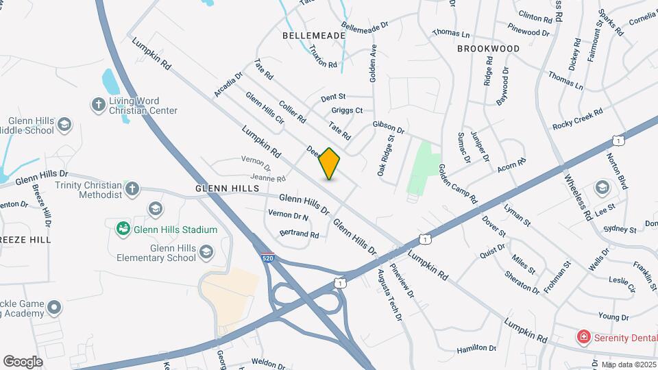 2709 Lumpkin Rd Map and Location Details