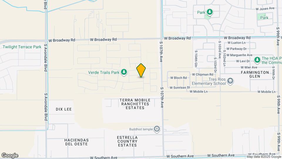 10808 W Bloch Rd Map and Location Details