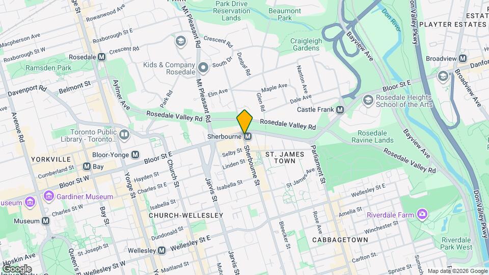 609 Sherbourne St Map and Location Details